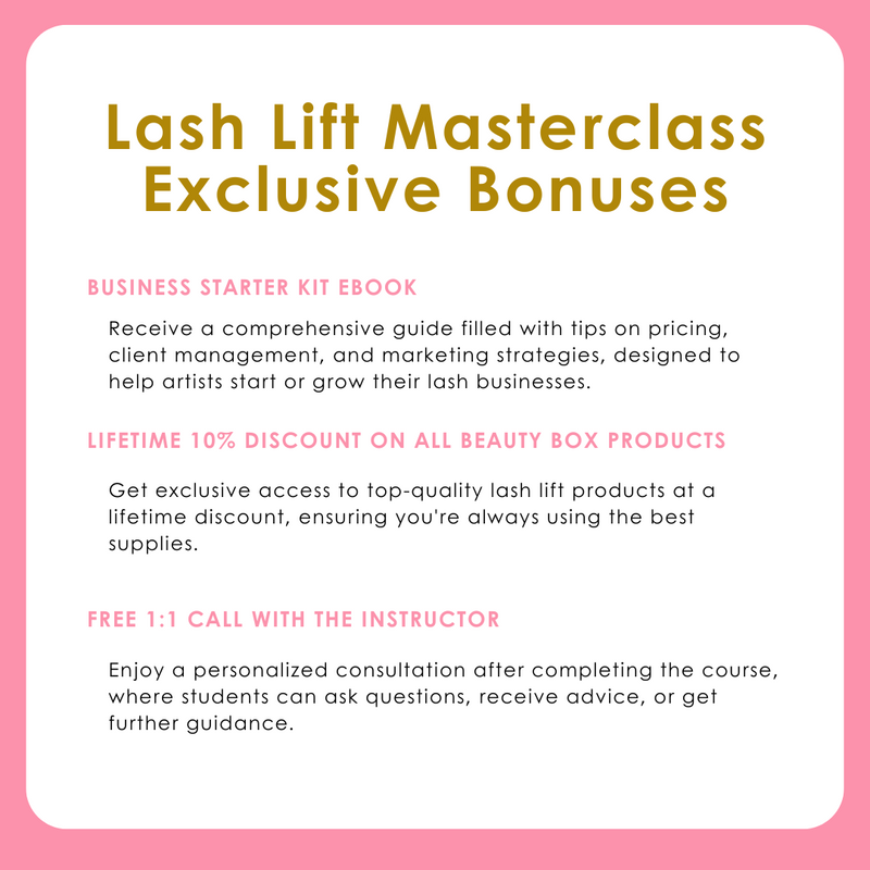 Lash Lift Masterclass