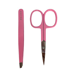 Pink Brow Tweezer & Scissor Duo